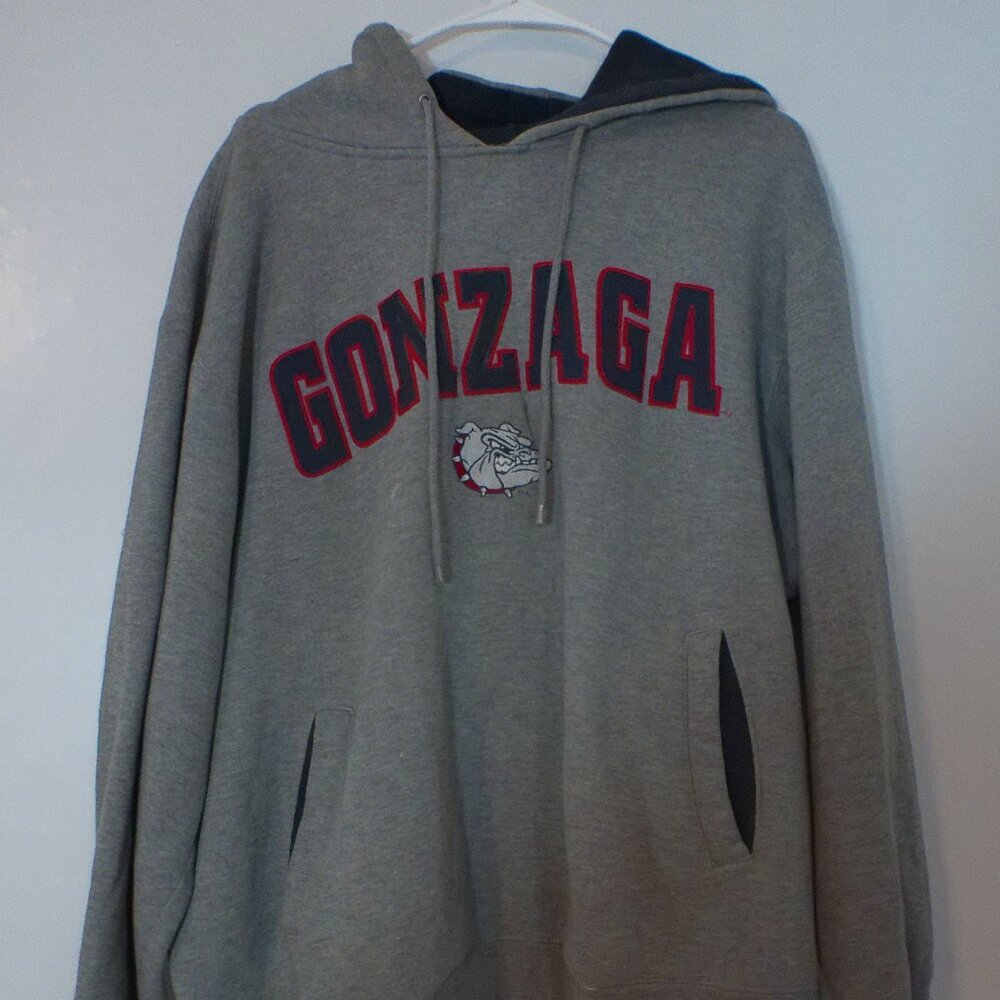 Gonzaga Bulldogs Hoodie CHAMPS Mens-XL Sports Team Edition Gray Pullover NCAA
